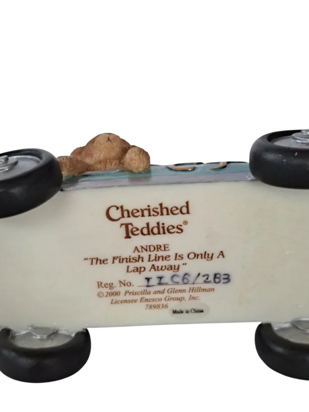 Cherished Teddies Bear Figurine 2000 Andre # 789836 BOX & CERTIFICATE